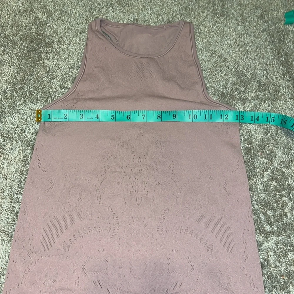 Lululemon Reveal Tank *Zen Expression Vintage Mauve Size 6? - Picture 10 of 14